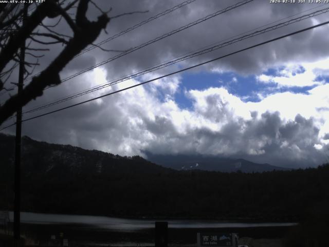 西湖からの富士山