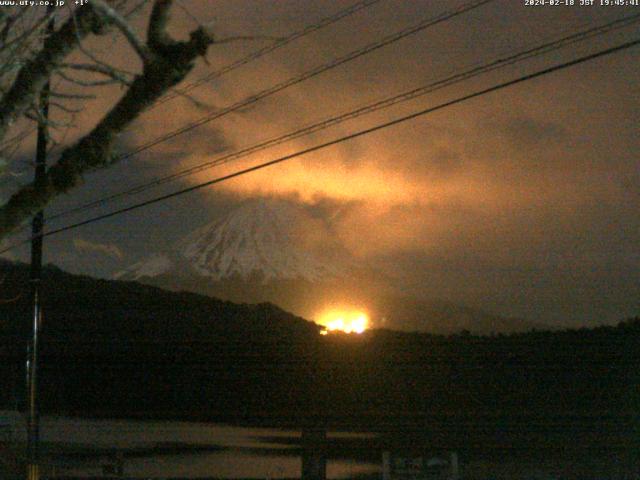 西湖からの富士山