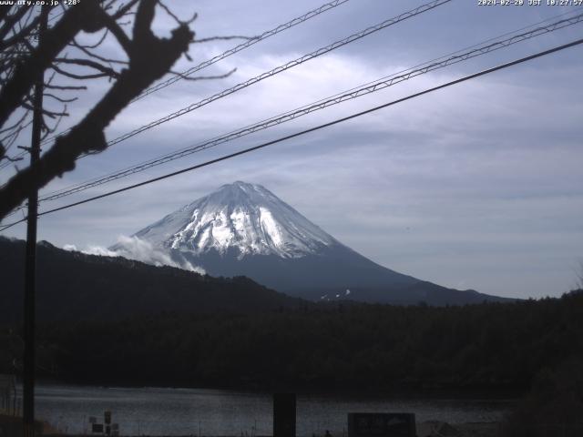 西湖からの富士山