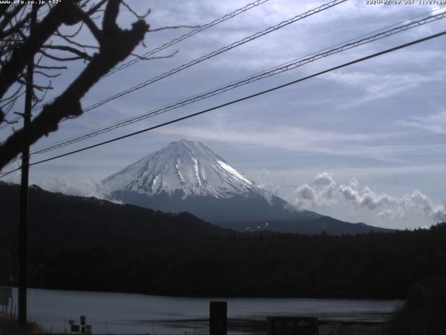 西湖からの富士山