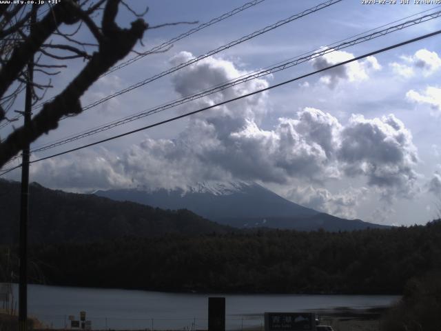 西湖からの富士山