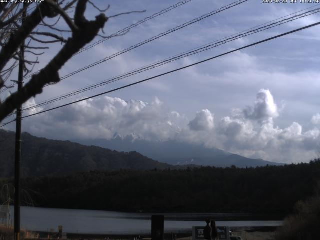 西湖からの富士山