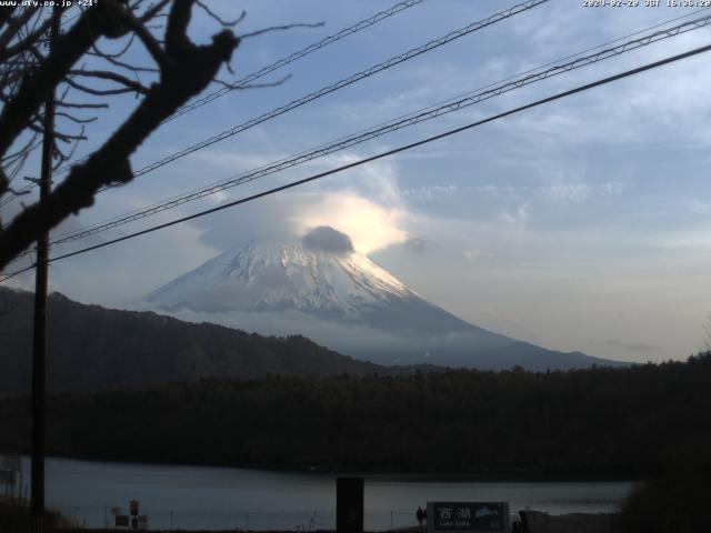 西湖からの富士山