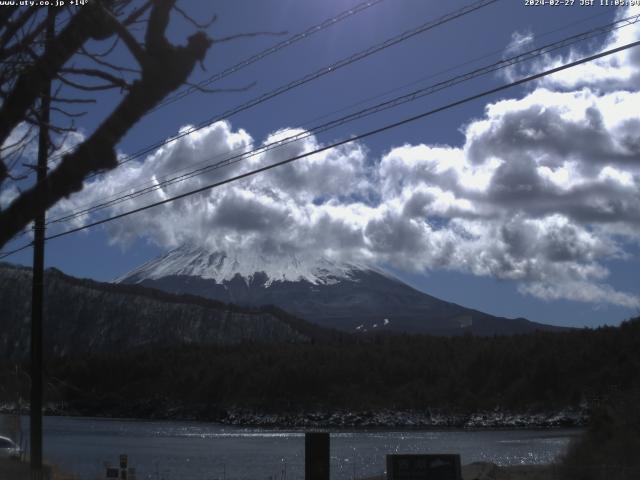 西湖からの富士山