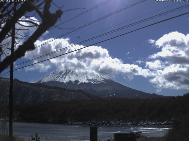 西湖からの富士山