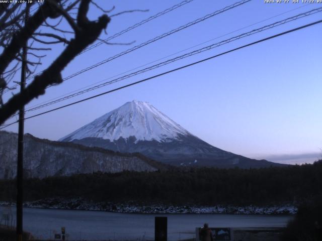 西湖からの富士山