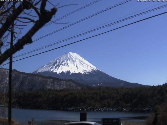 西湖からの富士山