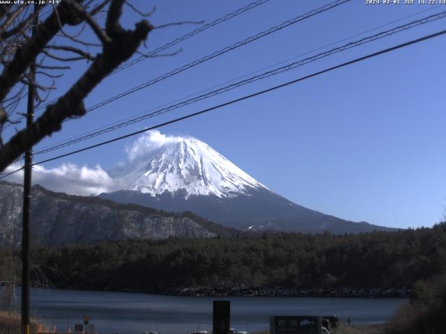 西湖からの富士山