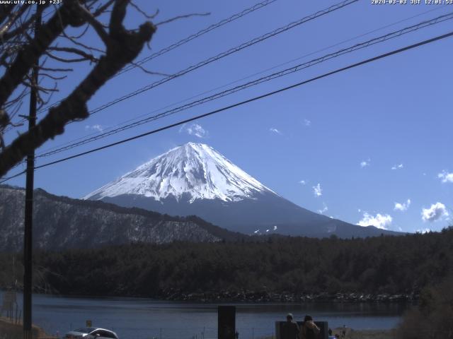 西湖からの富士山