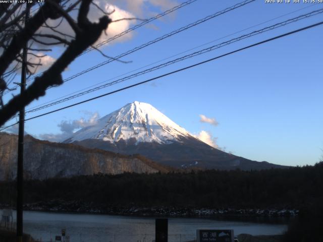 西湖からの富士山