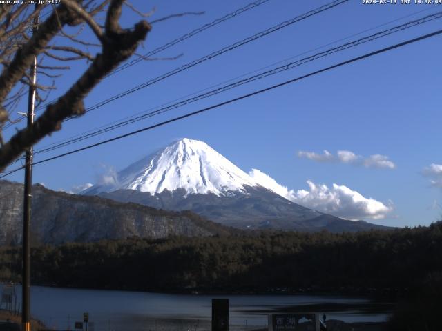 西湖からの富士山