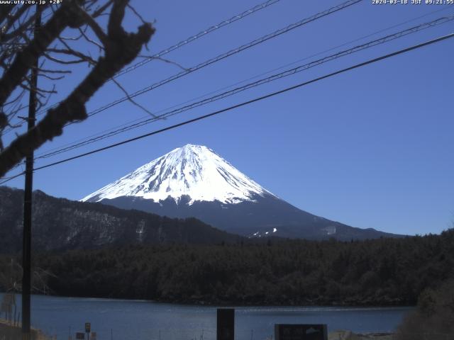 西湖からの富士山