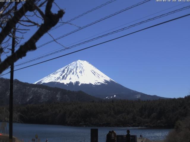 西湖からの富士山