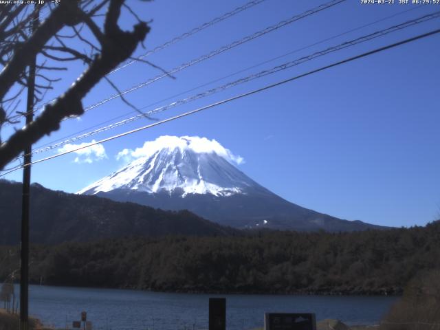 西湖からの富士山