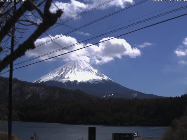 西湖からの富士山