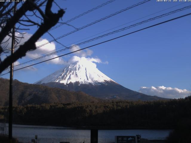 西湖からの富士山