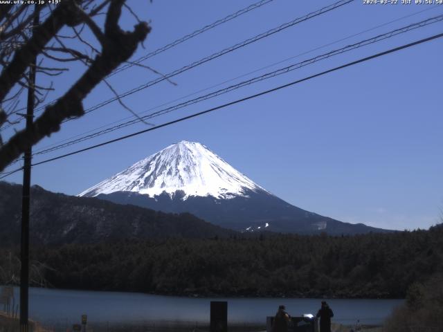 西湖からの富士山