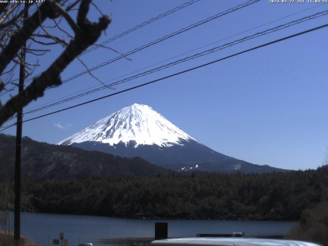 西湖からの富士山