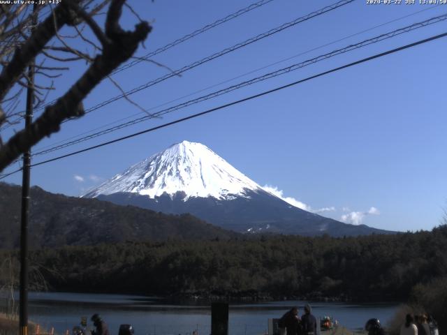 西湖からの富士山