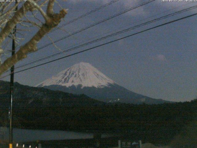 西湖からの富士山