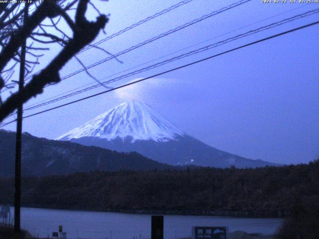 西湖からの富士山