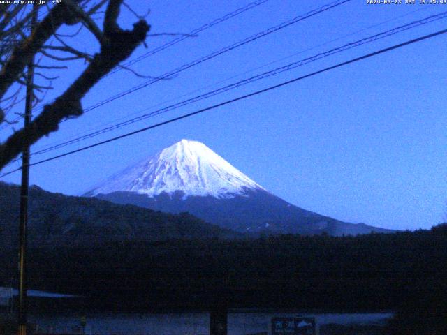 西湖からの富士山