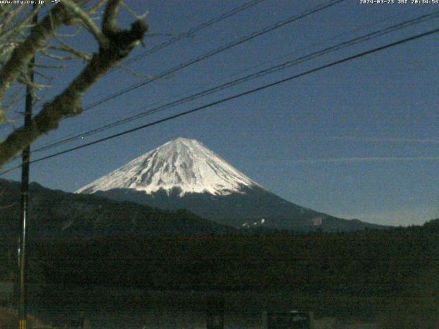 西湖からの富士山