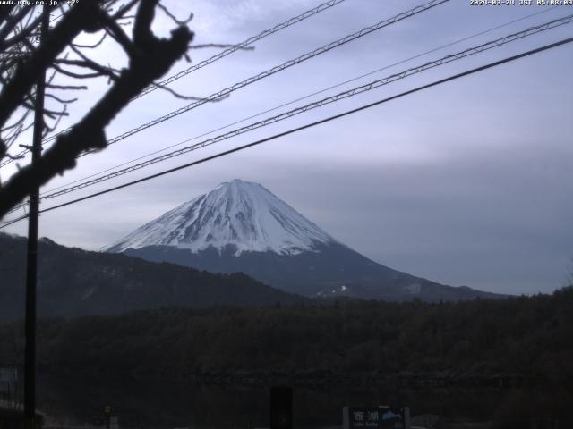 西湖からの富士山