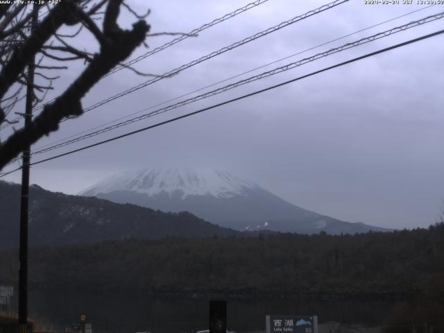 西湖からの富士山