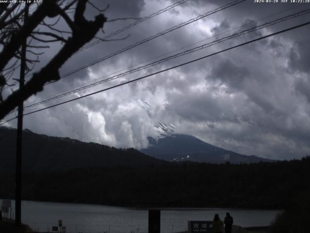 西湖からの富士山