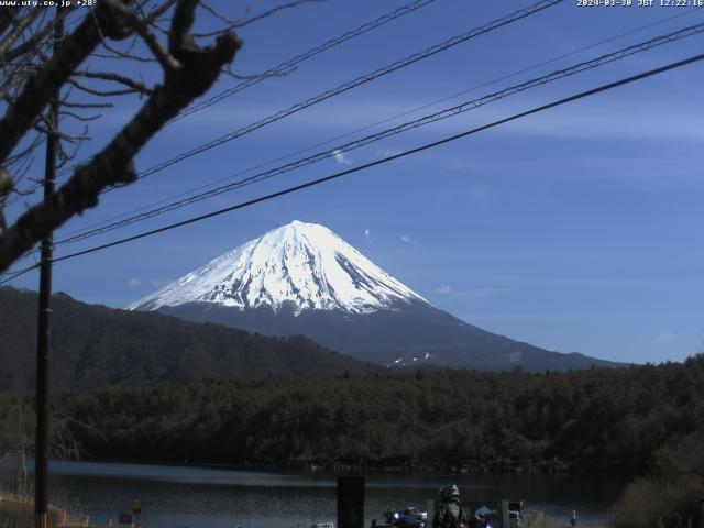 西湖からの富士山