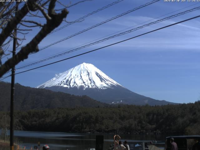 西湖からの富士山