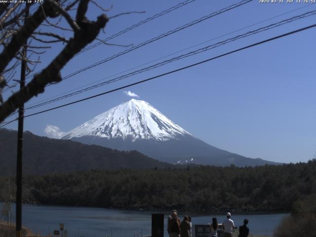 西湖からの富士山