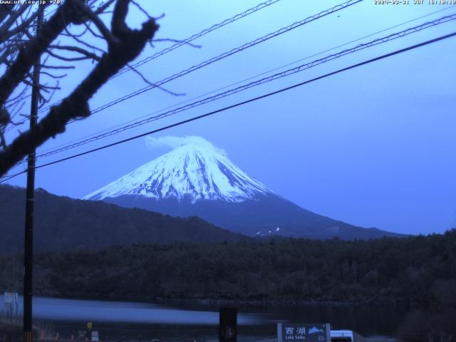 西湖からの富士山