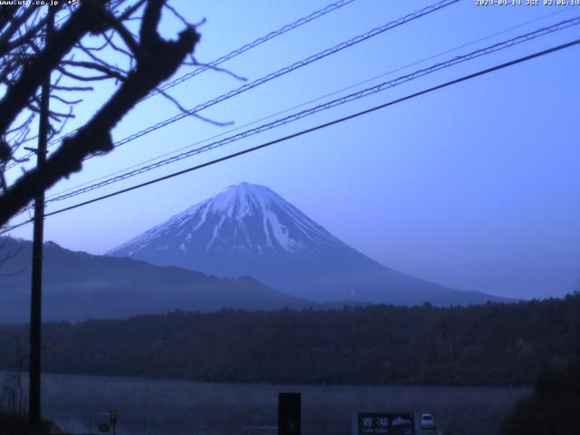 西湖からの富士山