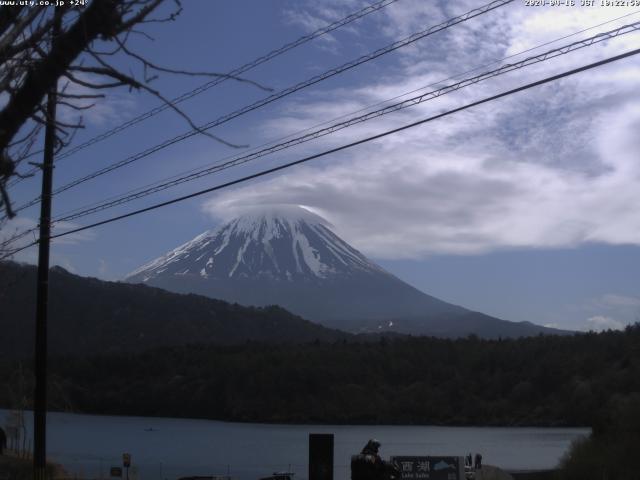 西湖からの富士山