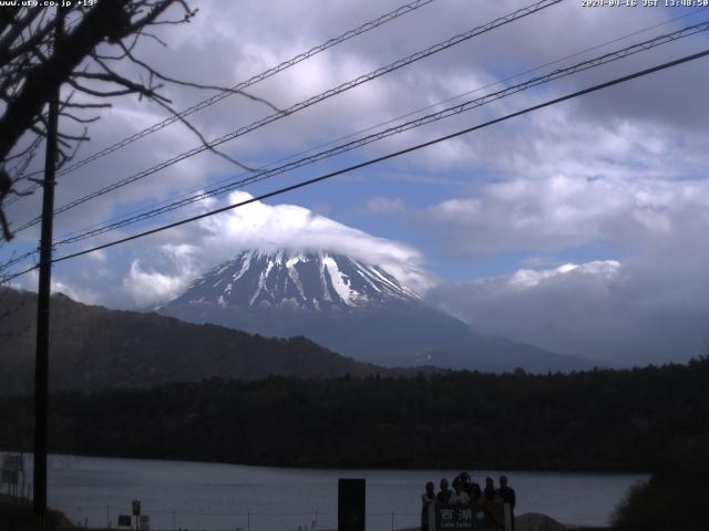 西湖からの富士山