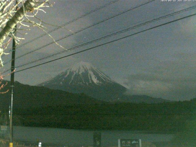 西湖からの富士山