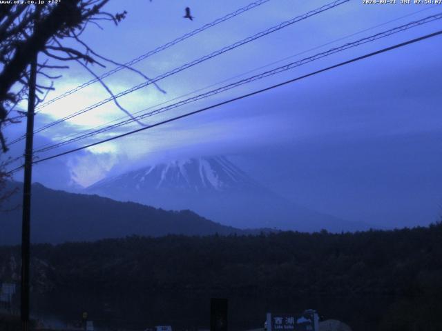 西湖からの富士山