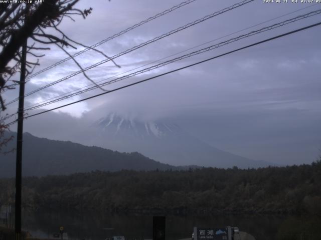 西湖からの富士山