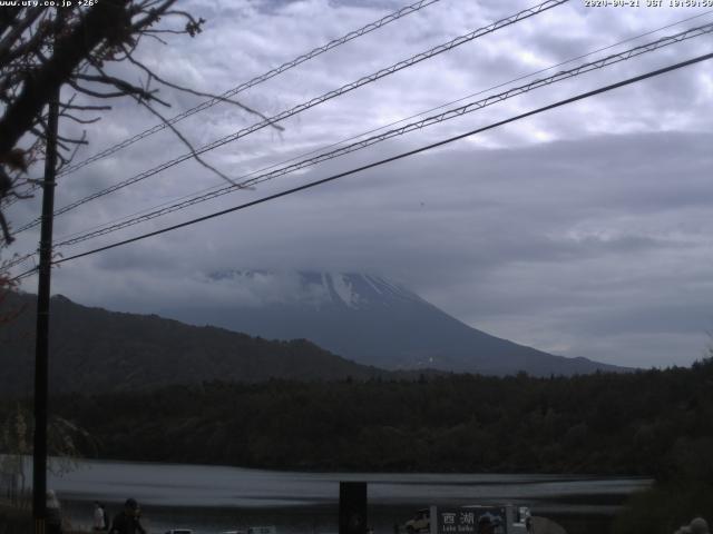 西湖からの富士山