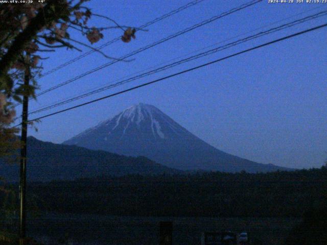 西湖からの富士山