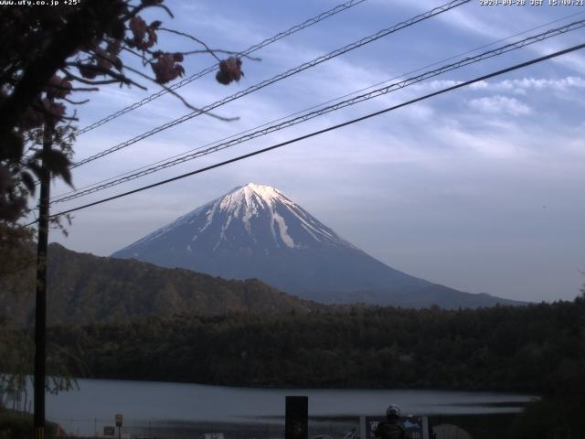 西湖からの富士山