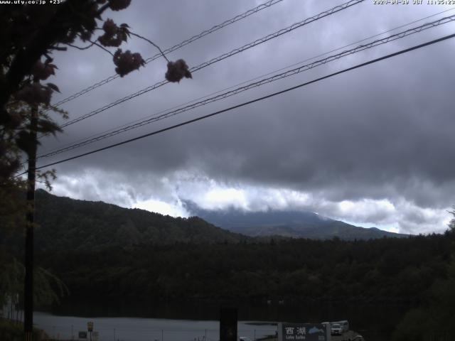 西湖からの富士山