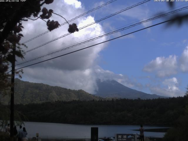 西湖からの富士山