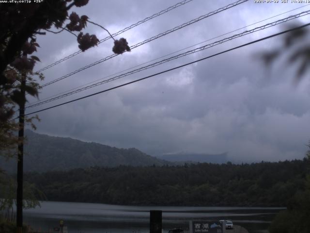 西湖からの富士山