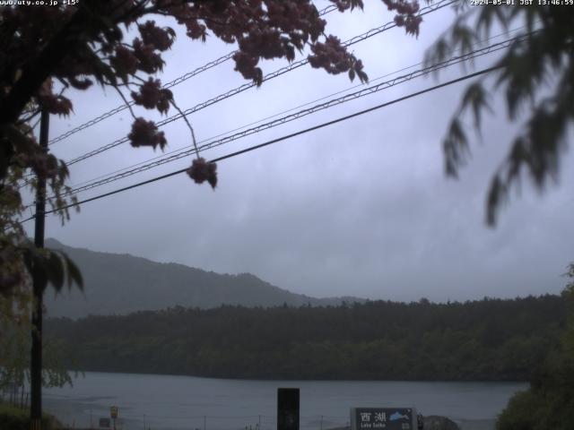 西湖からの富士山