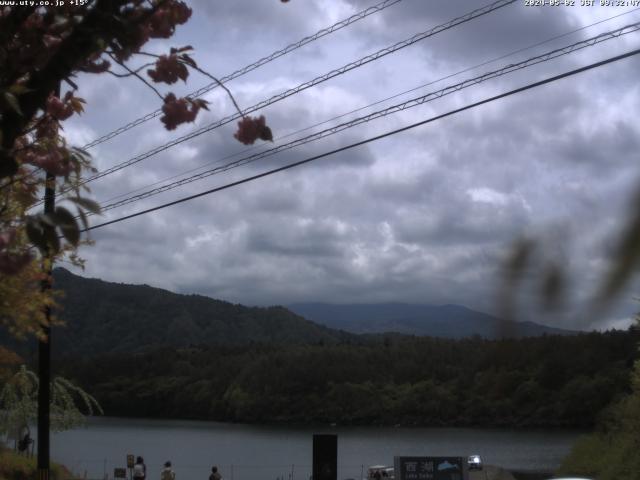 西湖からの富士山