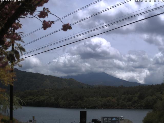 西湖からの富士山