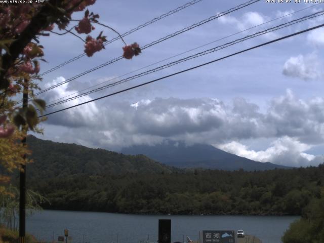 西湖からの富士山